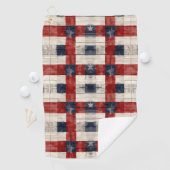 Americana Lattice Golf Handtuch (Insitu)