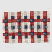 Americana Lattice Golf Handtuch (Horizontal)