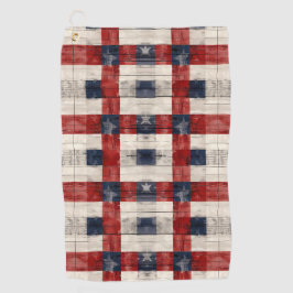 Americana Lattice Golf Handtuch