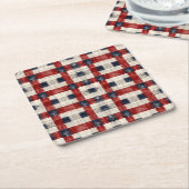 Americana Lattice Papier Untersetzer (angewinkelt)