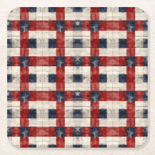 Americana Lattice Papier Untersetzer