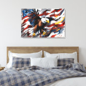Americana Leinwanddruck (Insitu (Schlafzimmer))