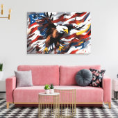 Americana Leinwanddruck (Insitu (Wohnzimmer))