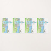 Americana Lighthouse 2 Yoga Mat Yogamatte (Vorderseite (Horizontal))