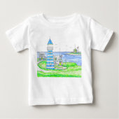 Americana Lighthouse Baby Tshirt (Vorderseite)