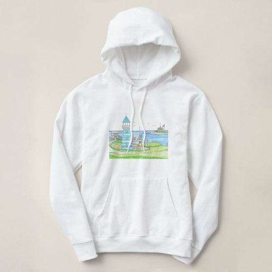 Americana Lighthouse Hoodie Sweatshirt (Design vorne)
