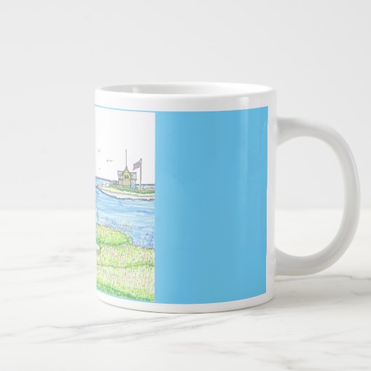 Americana Lighthouse Jumbo-Tasse (Rechts)