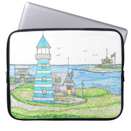 Americana Lighthouse Laptop Case
