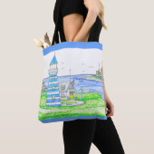 Americana Lighthouse Tote Bag Tasche (Von Nahem)
