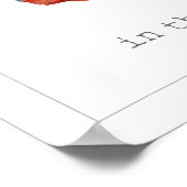 Americana | Mein Herz ist in der US-Karte Poster (Ecke)