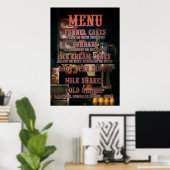 Americana - Menü Poster (Heimbüro)