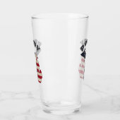 Americana Michigan Poppy Personalize Glas (Links)