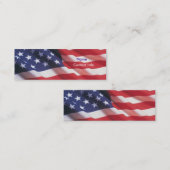 Americana Mini Visitenkarte (Vorne/Hinten)