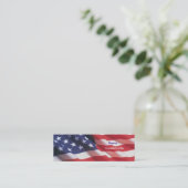 Americana Mini Visitenkarte (Stehend Vorderseite)
