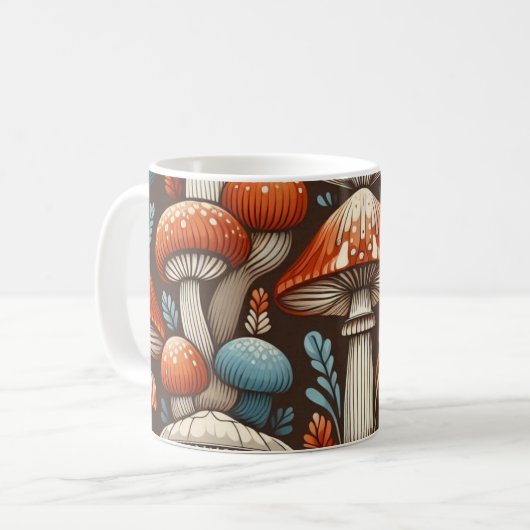 Americana Mushrooms Kaffeetasse (Vorderseite Links)