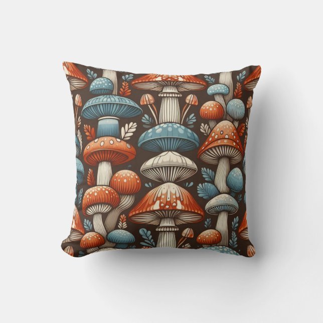 Americana Mushrooms Kissen (Vorderseite)