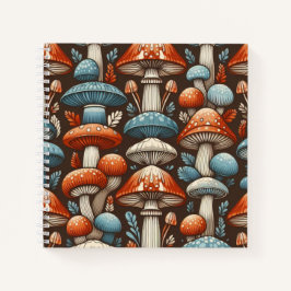 Americana Mushrooms Notizblock