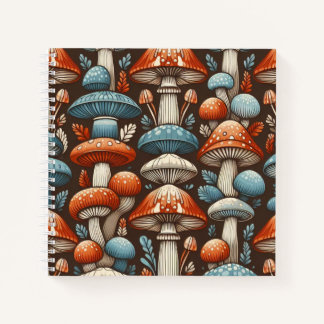 Americana Mushrooms Notizblock