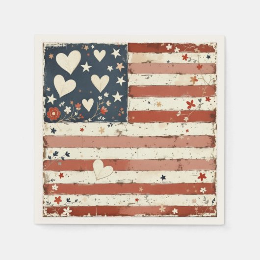 Americana Napkins Serviette (Vorderseite)