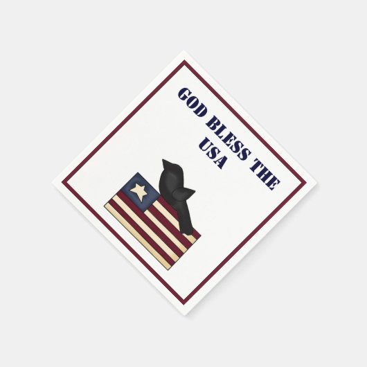 Americana Paper Napkins Serviette (Ecke)