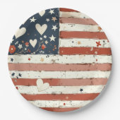 Americana-Papierteller Pappteller (Vorderseite)