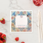 Americana Patchwork Erinnerungsrahmen Partydekorat Serviette (Beispiel)