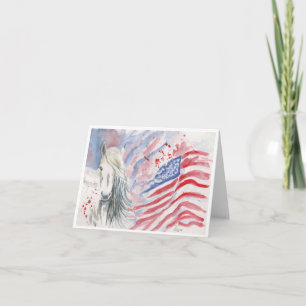 Americana Pferd von Sherry Karte