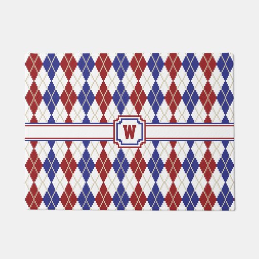 Americana Raute Doormat Fußmatte (Vorderseite)