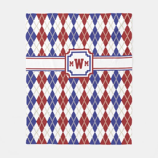 Americana Raute Fleece Blanket (Vorderseite)