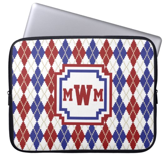 Americana Raute Laptop Sleeve (Vorderseite)