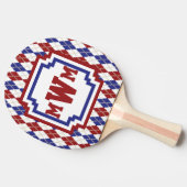 Americana Raute Ping Pong Paddle Tischtennis Schläger (Seitenansicht)