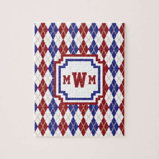 Americana Raute Puzzle (Vertikal)