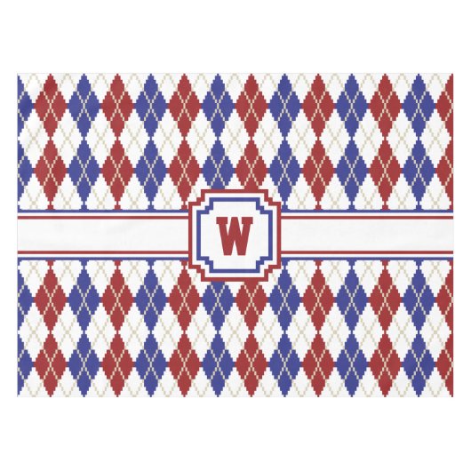 Americana Raute Tischdecke (Vorderseite (Horizontal))