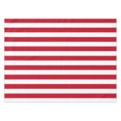 Americana Red And White Stripes Patriotic Tischdecke (Vorderseite (Horizontal))