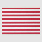 Americana Red And White Stripes Seidenpapier (Vorderseite)