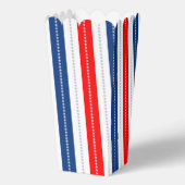 Americana Red White Blue Stars & Stripes Geschenkschachtel (Vorderseite)