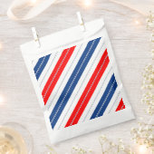 Americana Red White Blue Stars & Stripes Geschenktütchen (Ausgeschnitten)