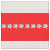 Americana Red White Blue Stars & Stripes Stoff (Nahaufnahme)