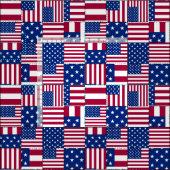 Americana Red White und Blue Stoff (Kachel)