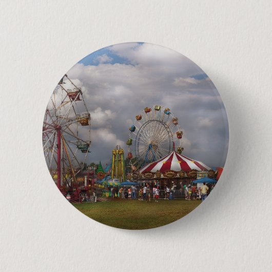 Americana - reisender Karneval Button (Vorderseite)