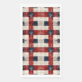 Americana Rot Weiß Blau Gästehandtücher Serviette