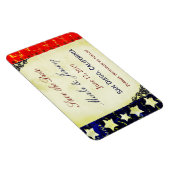 Americana Save the Date Magnet (Rechte Seite)