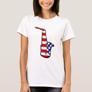 Americana Saxophon T-Shirt