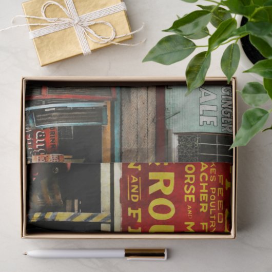 Americana - Signs - Fütternd Zeit 1936 Seidenpapier (Geschenk)