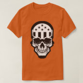 Americana Skull BW T-Shirt (Design vorne)
