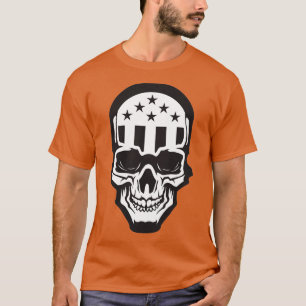 Americana Skull BW T-Shirt