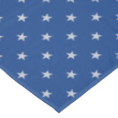 Americana Star Spangled Old Glory Navy Blau Tischdecke (Schrägansicht)