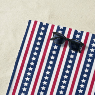 Americana Sterne und Streifen Strandtuch