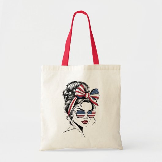 Americana-Stil Frau Tragetasche (Vorne)
