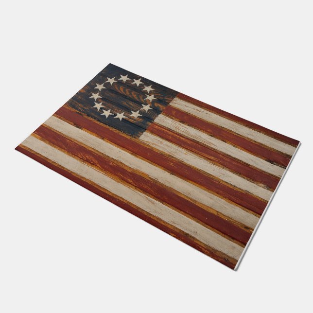 "Americana Style" Doormat Fußmatte (Schrägansicht)